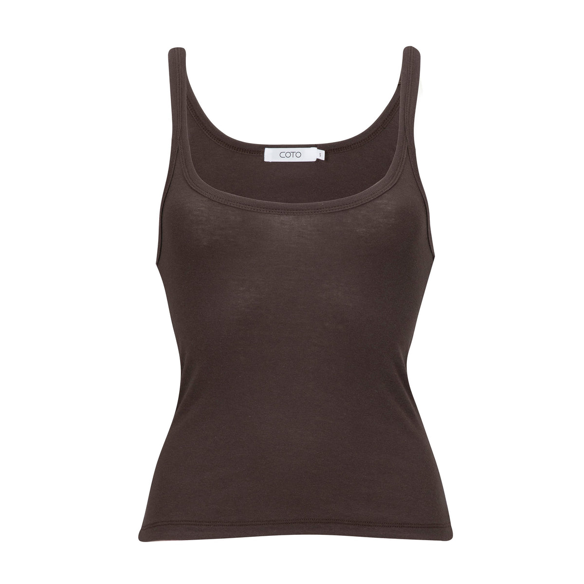 BASIC TANK TOP 001 COCOA
