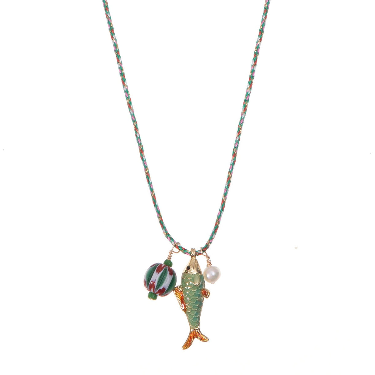 LAGOON CHARM FISH NECKLACE