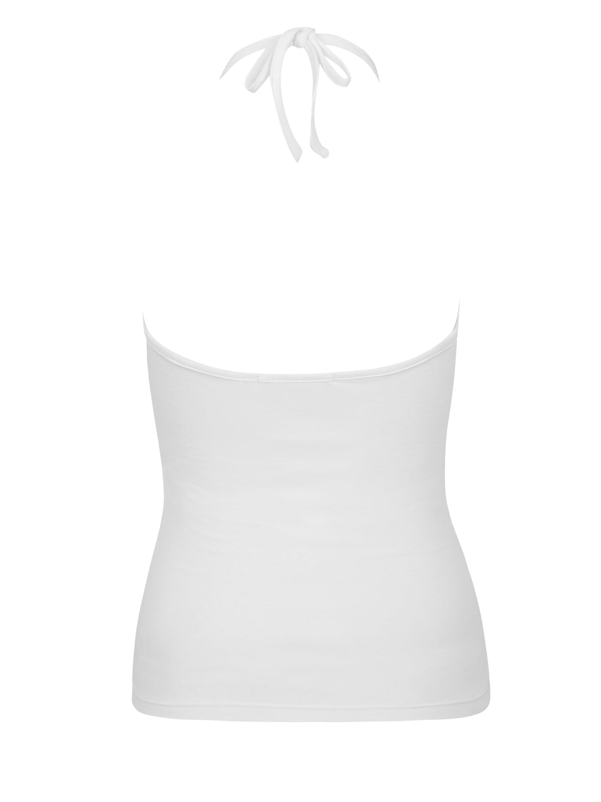 SOFT HALTER TIE TANK 003 WHITE