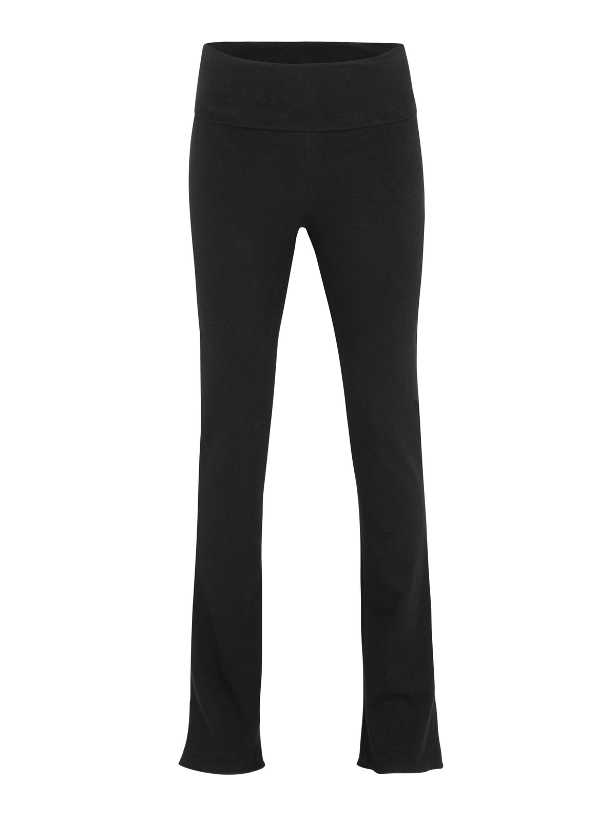 SOFT FLARED PANTS 003 BLACK