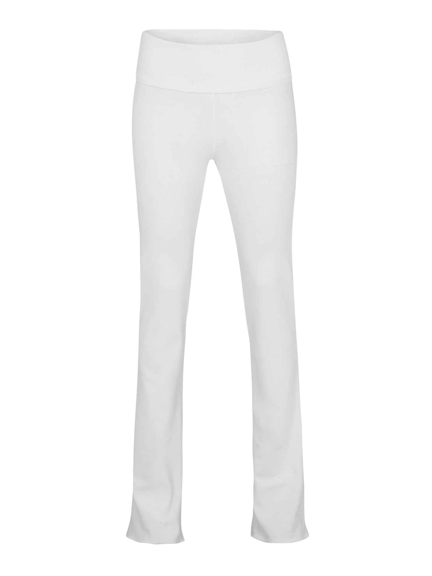 SOFT FLARED PANTS 003 WHITE