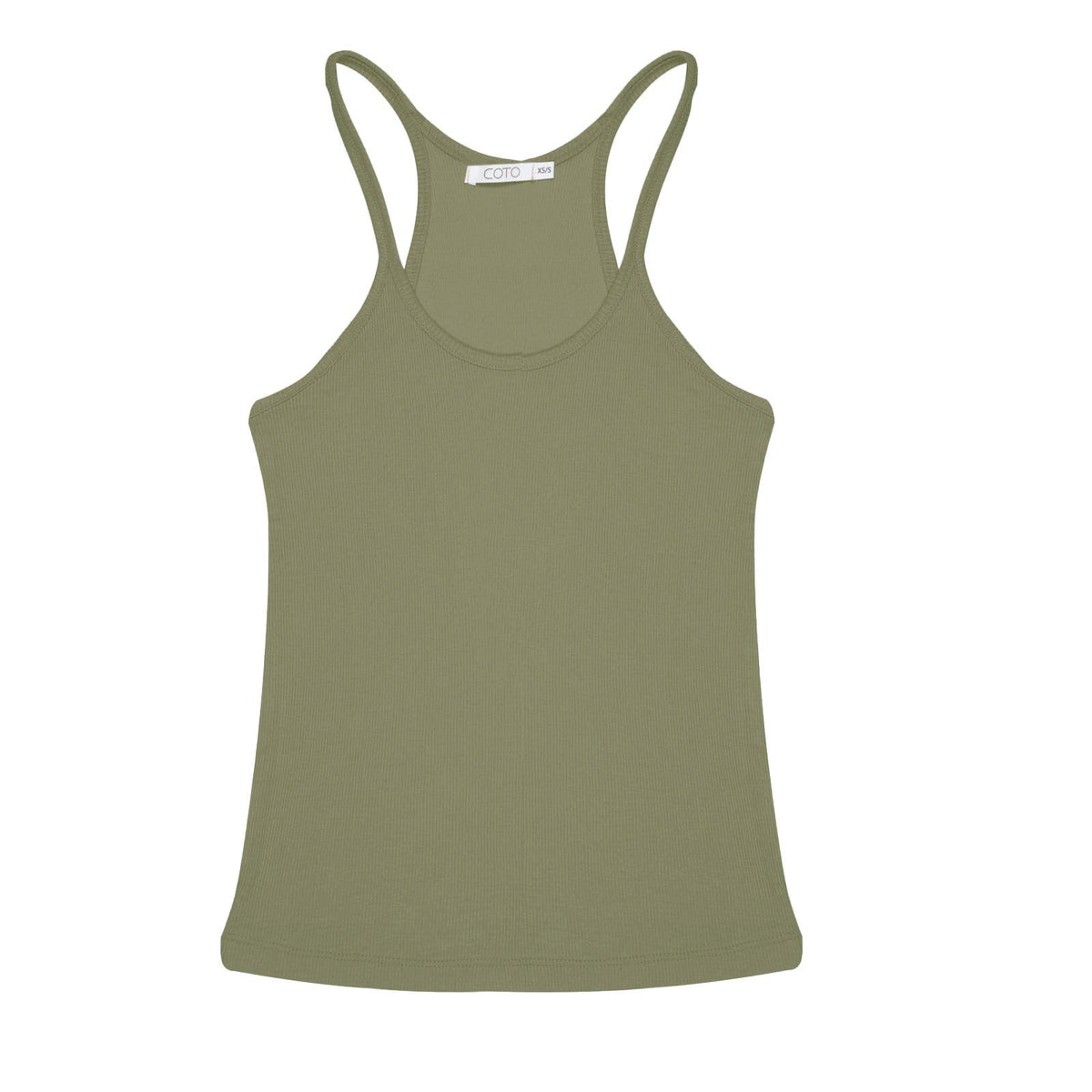 CAMI TANK RIB 002 OLIVE