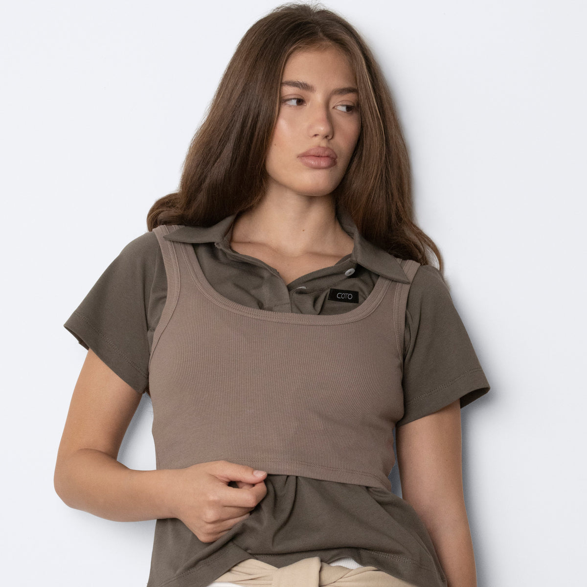 CLASSIC POLO T-SHIRT 023 OLIVE