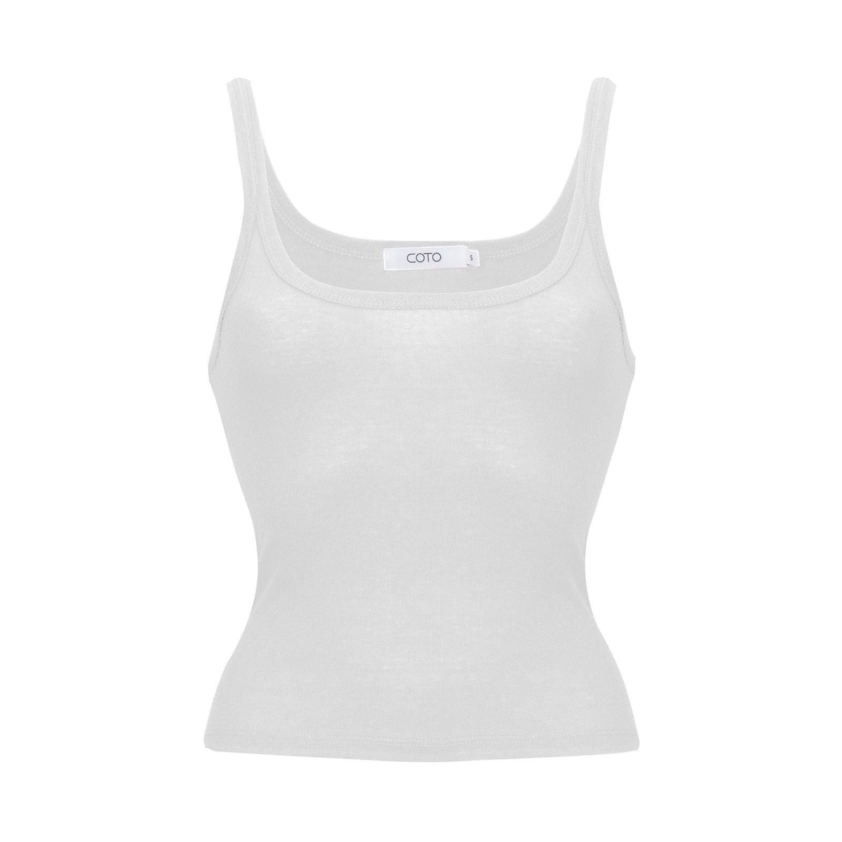 BASIC TANK TOP 001 WHITE