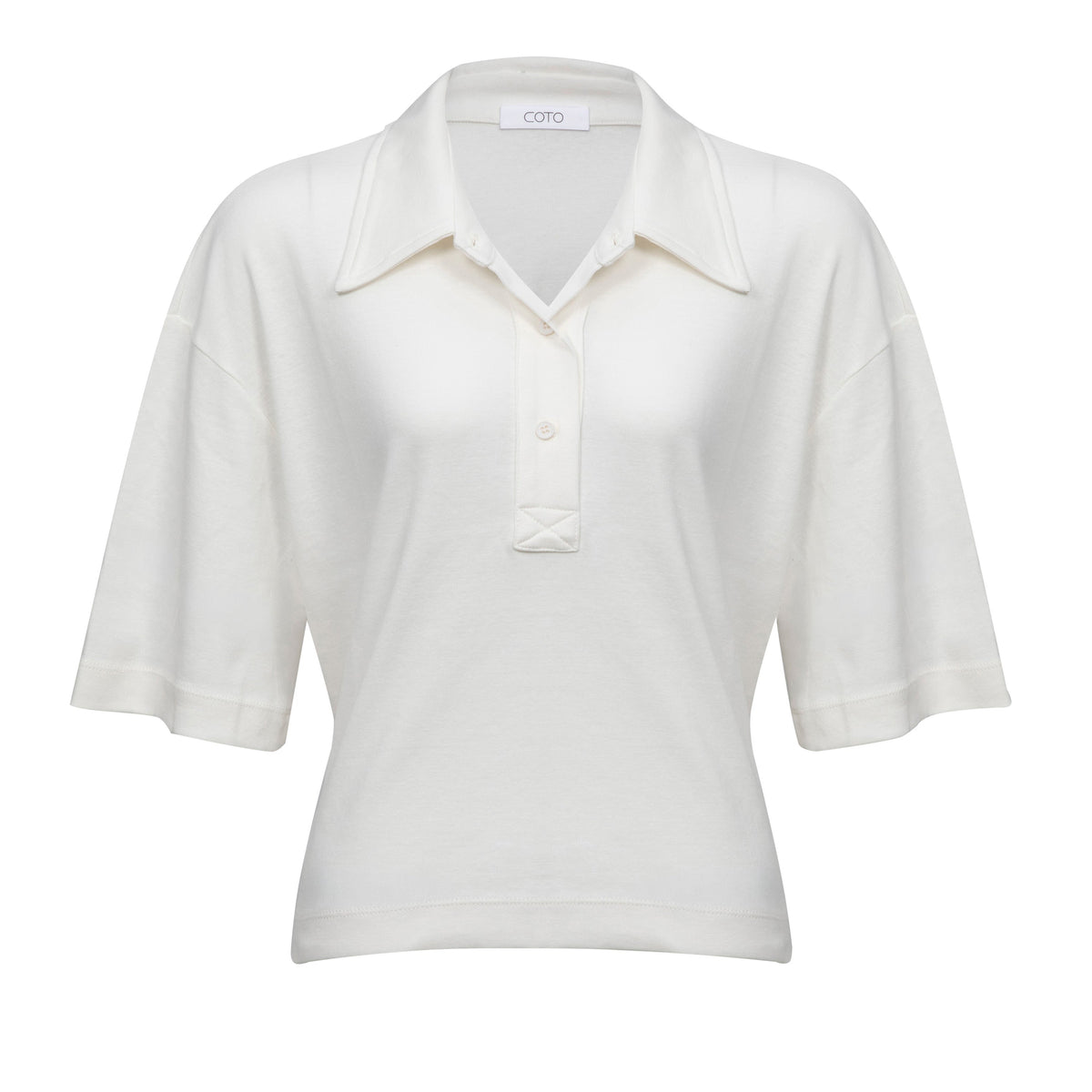 OVERSIZED POLO 020 WHITE