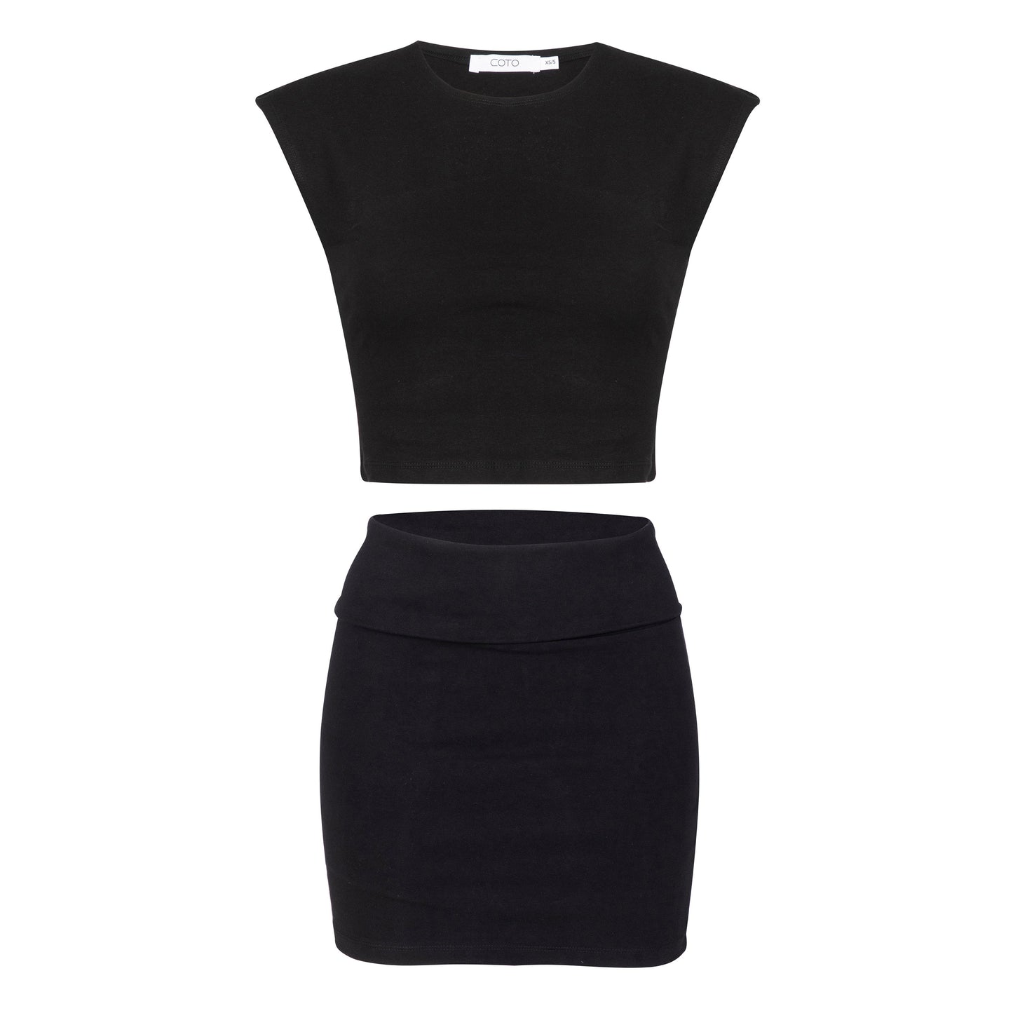 SOFT MINI SKIRT 003 BLACK