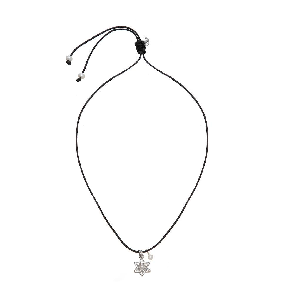 SILVER STAR PEARL NECKLACE