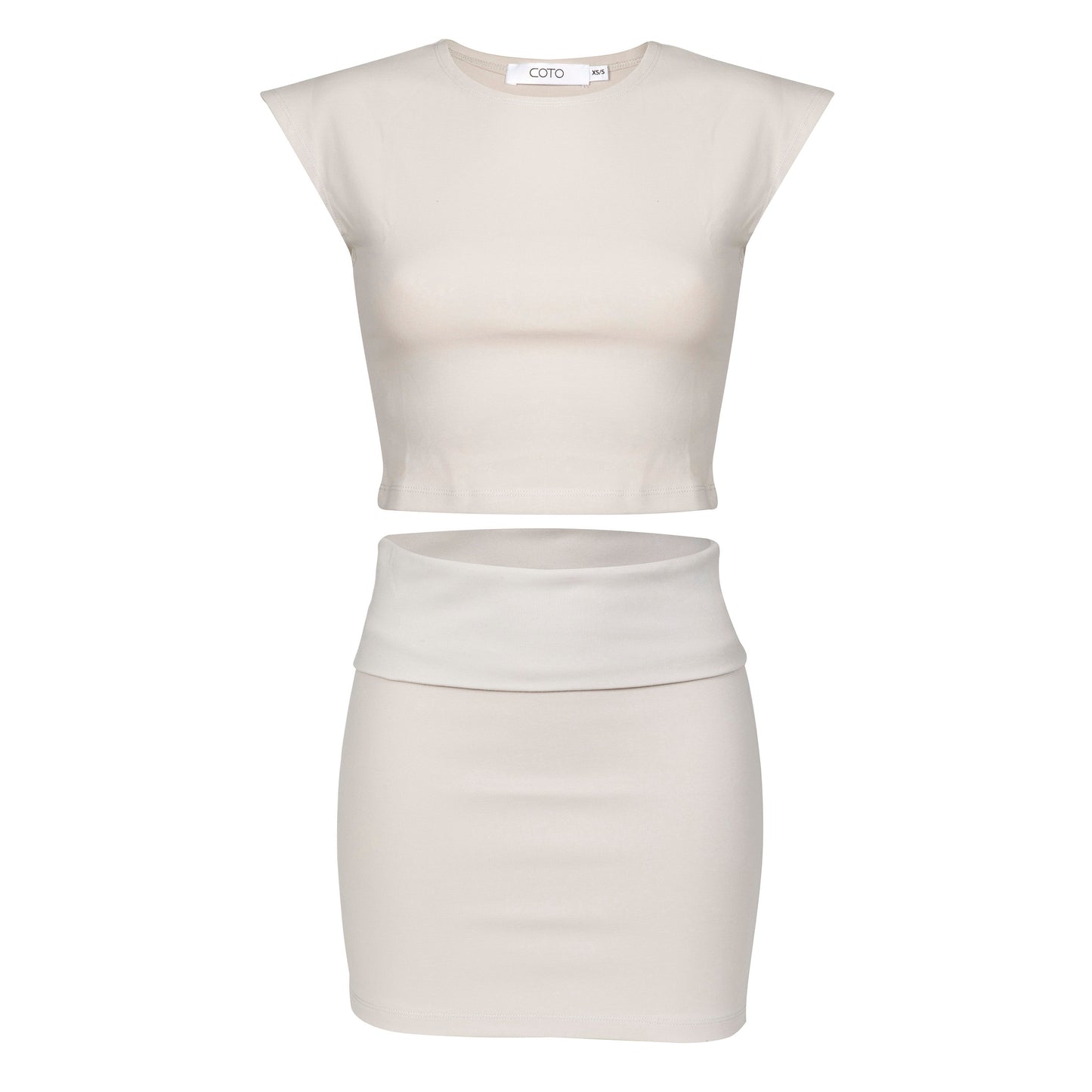 SOFT MINI SKIRT 003 STONE