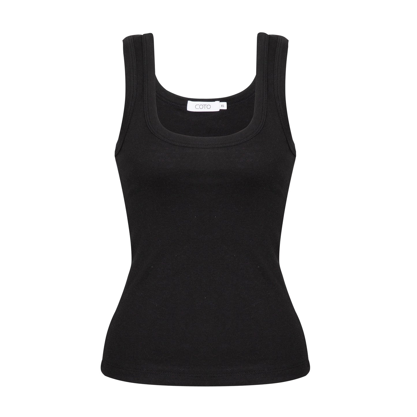 SQUARE TANK TOP 001 BLACK