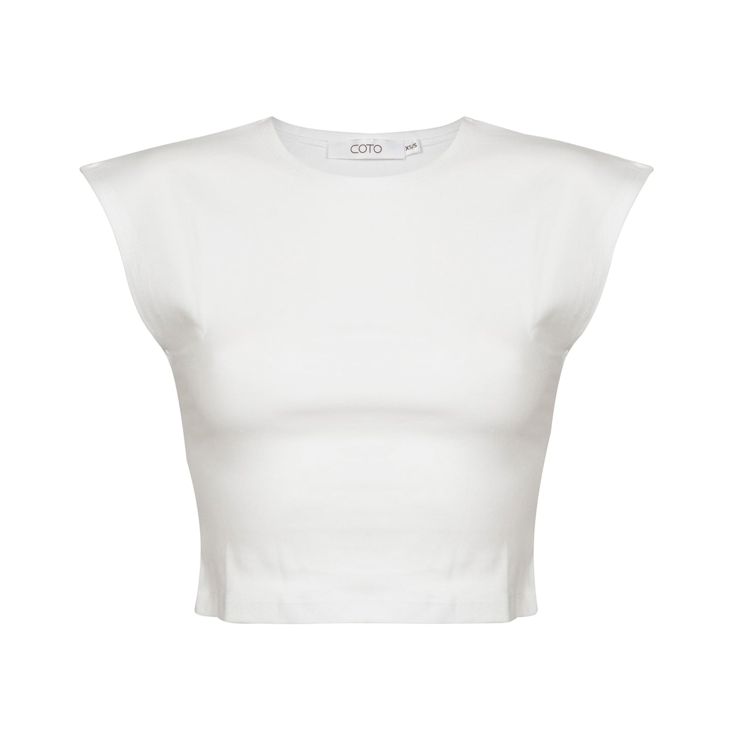 SOFT CROPPED TEE 003 WHITE