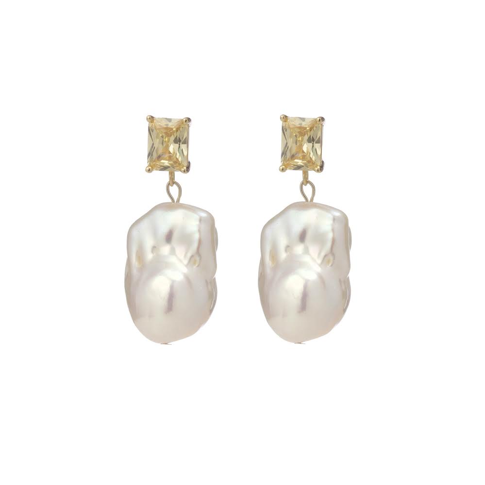 YELLOW STONE NUNA EARRINGS