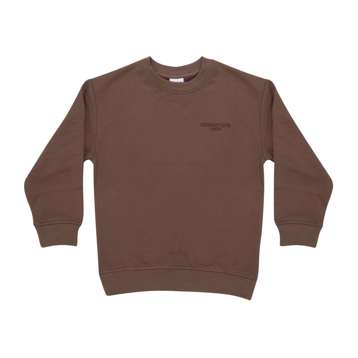 KIDS BROWN 1989 LIGHT SWEATSHIRT