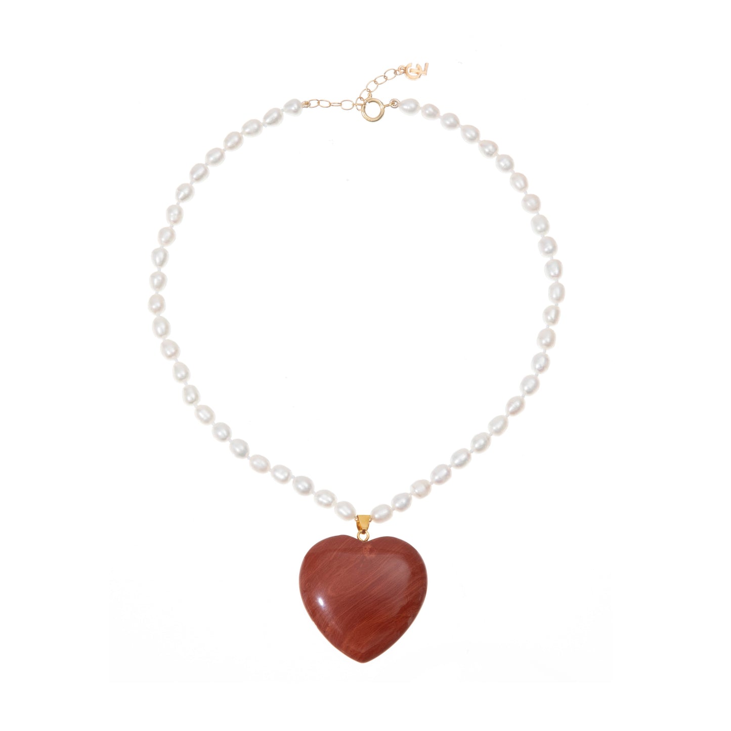 MARIA NECKLACE RED JASPER