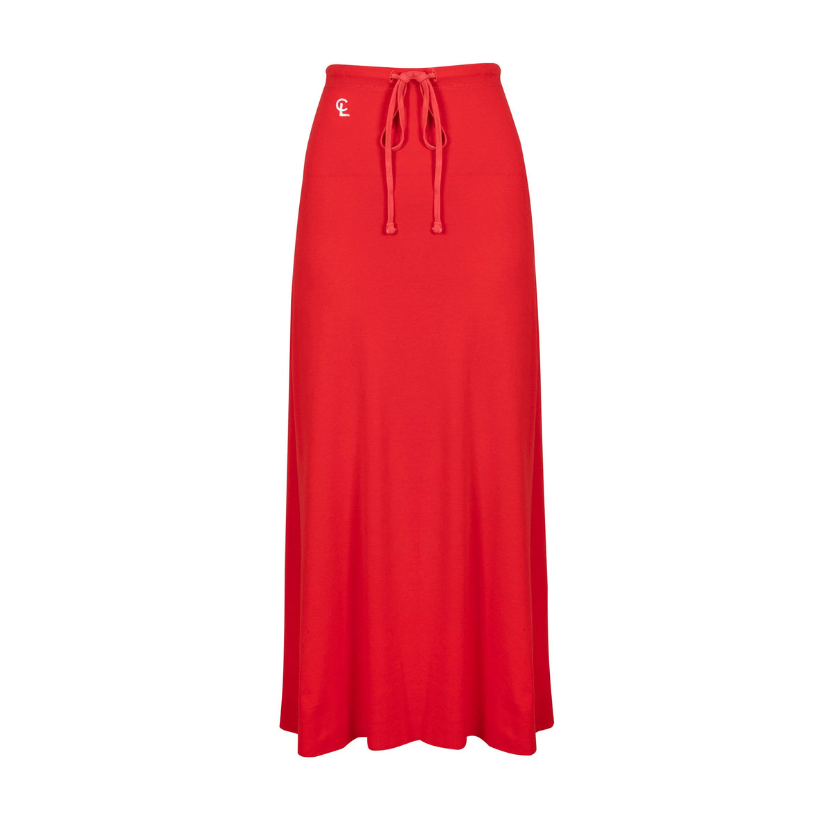 RED LIGHT COTTON SKIRT