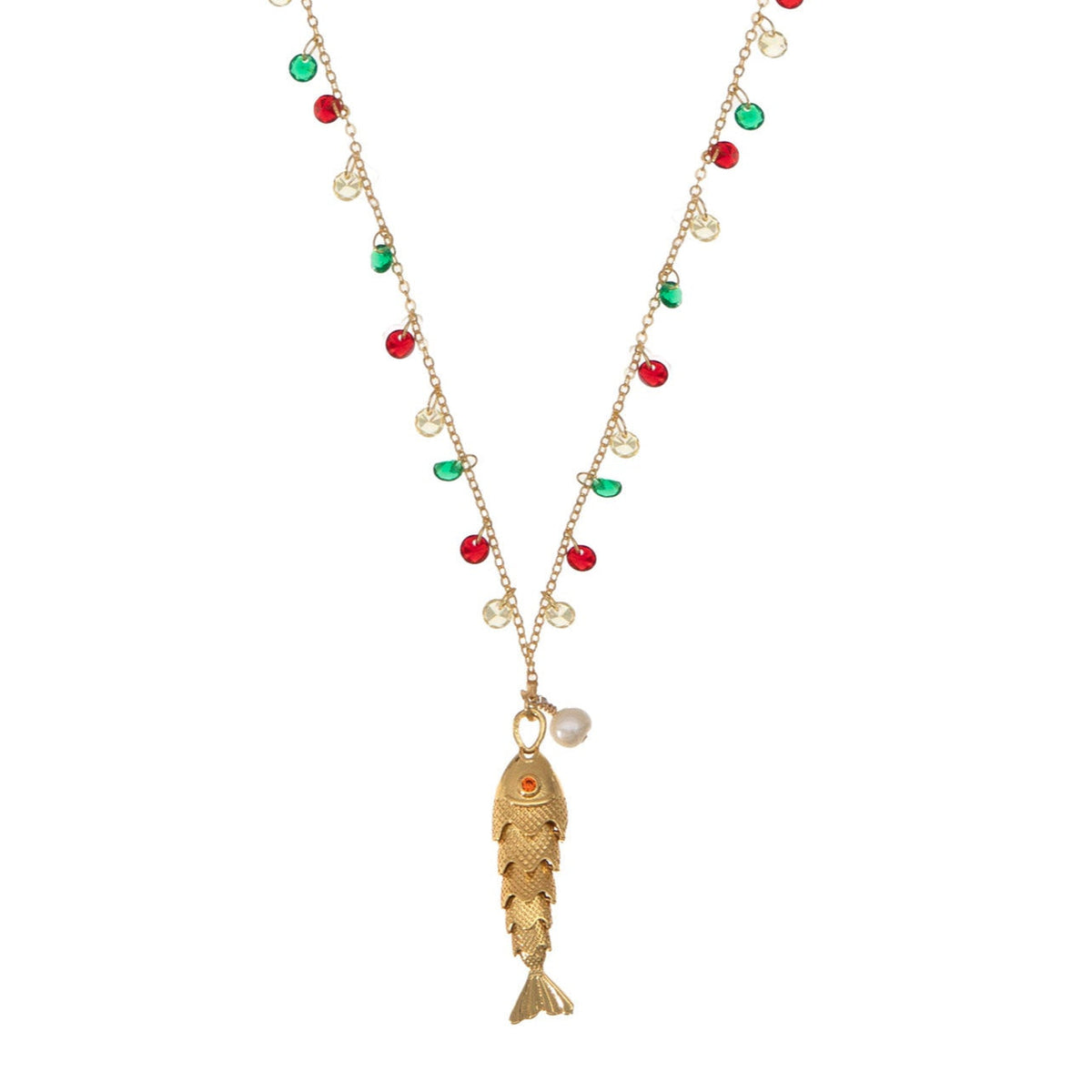 PRISM FISH NECKLACE