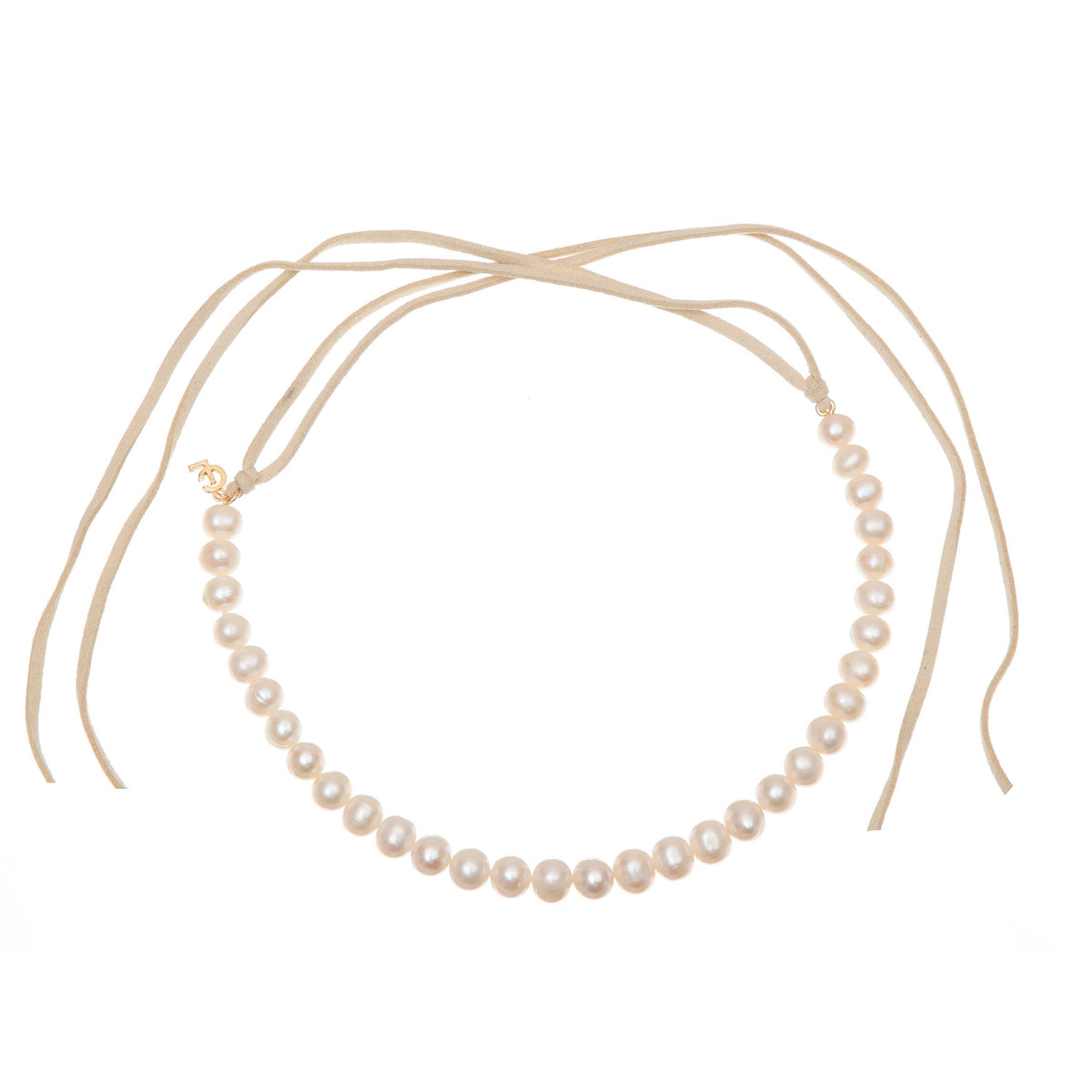 BEIGE CHOKER NECKLACE