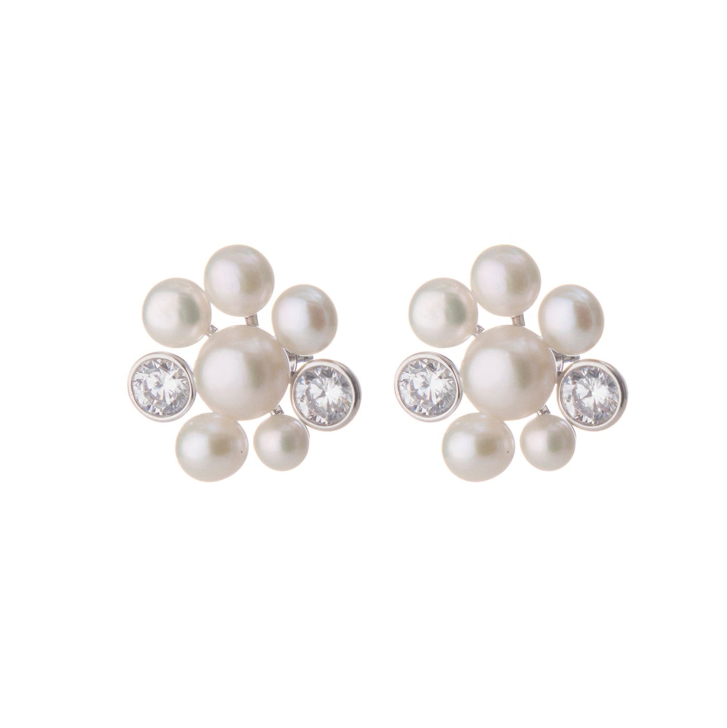 SILVER ELEANOR EARRINGS