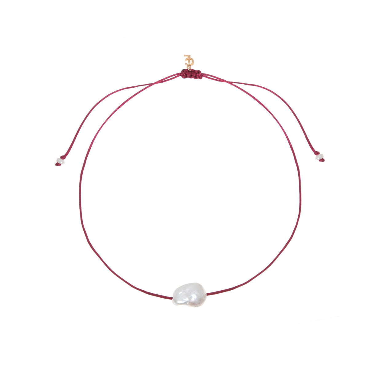 MAROON NIKKI NECKLACE
