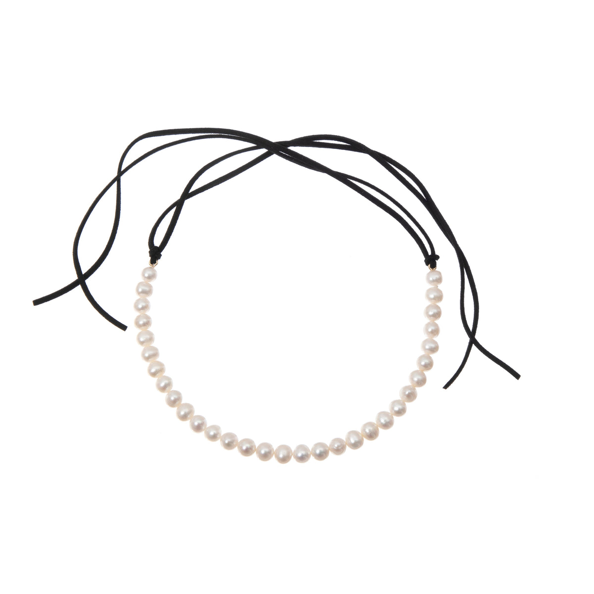 BLACK CHOKER NECKLACE