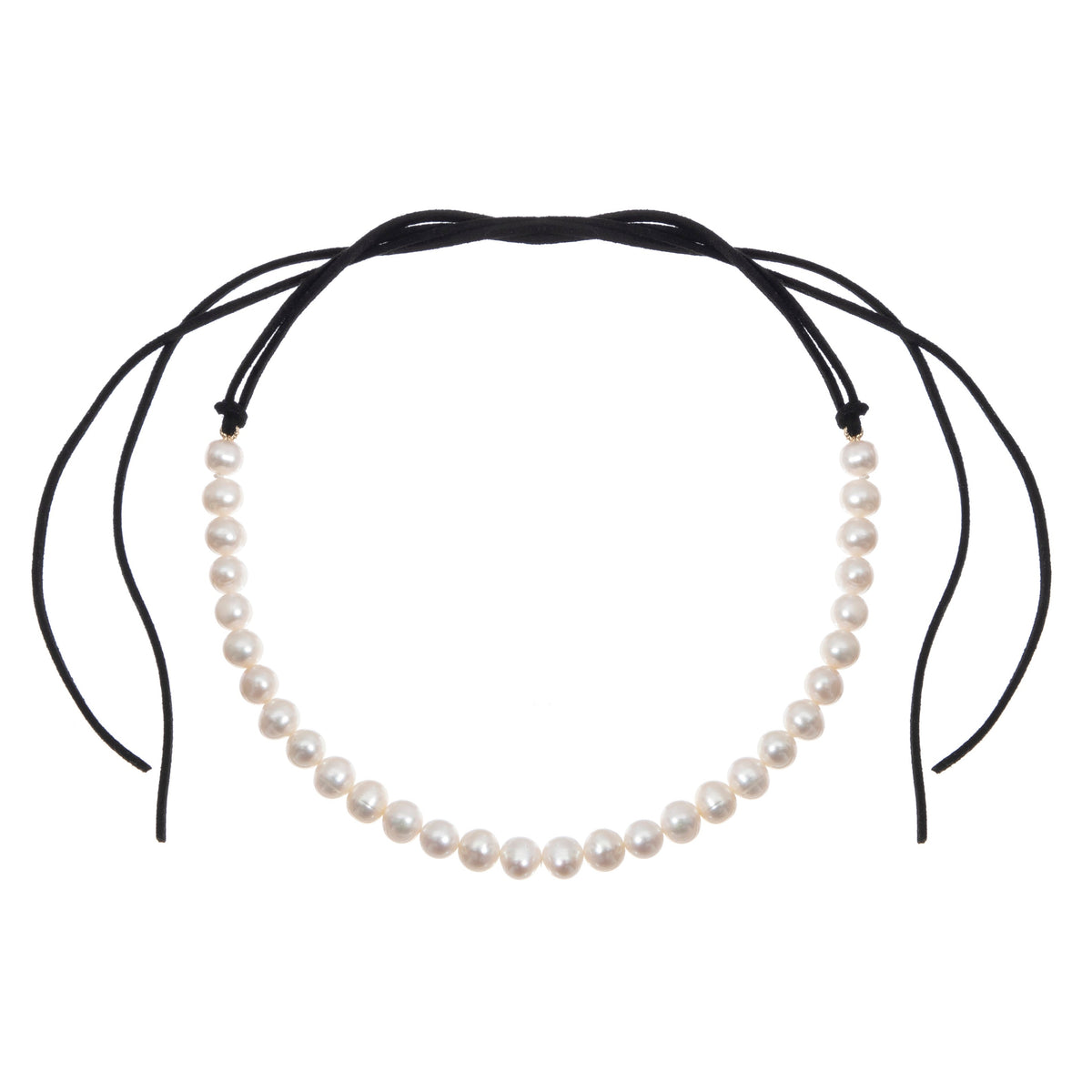 BLACK CHOKER NECKLACE