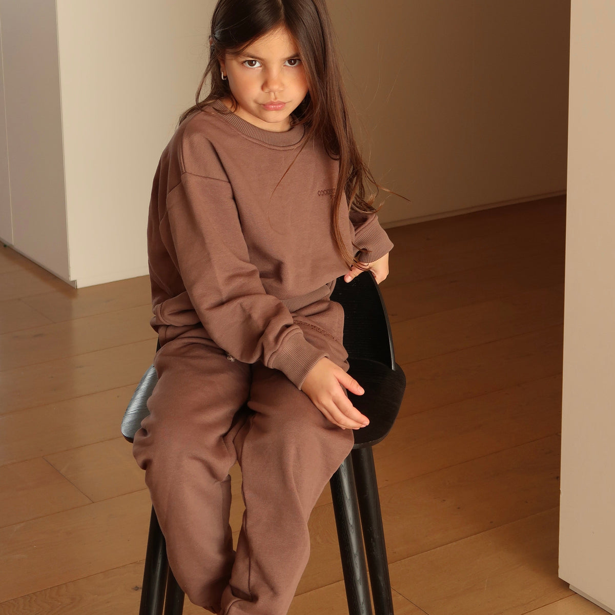 KIDS BROWN 1989 LIGHT SWEATSHIRT
