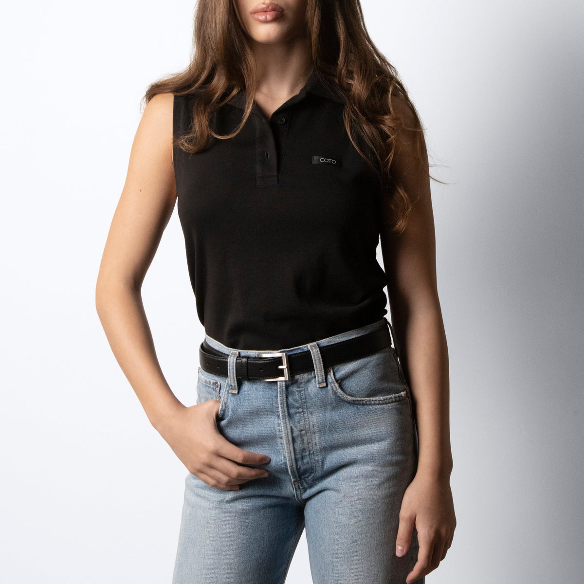 POLO TANK TOP 029 BLACK