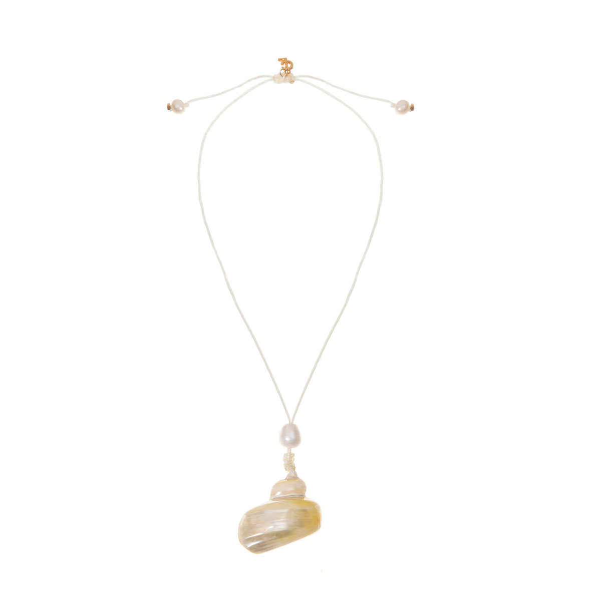 WILD SHELL NECKLACE WHITE
