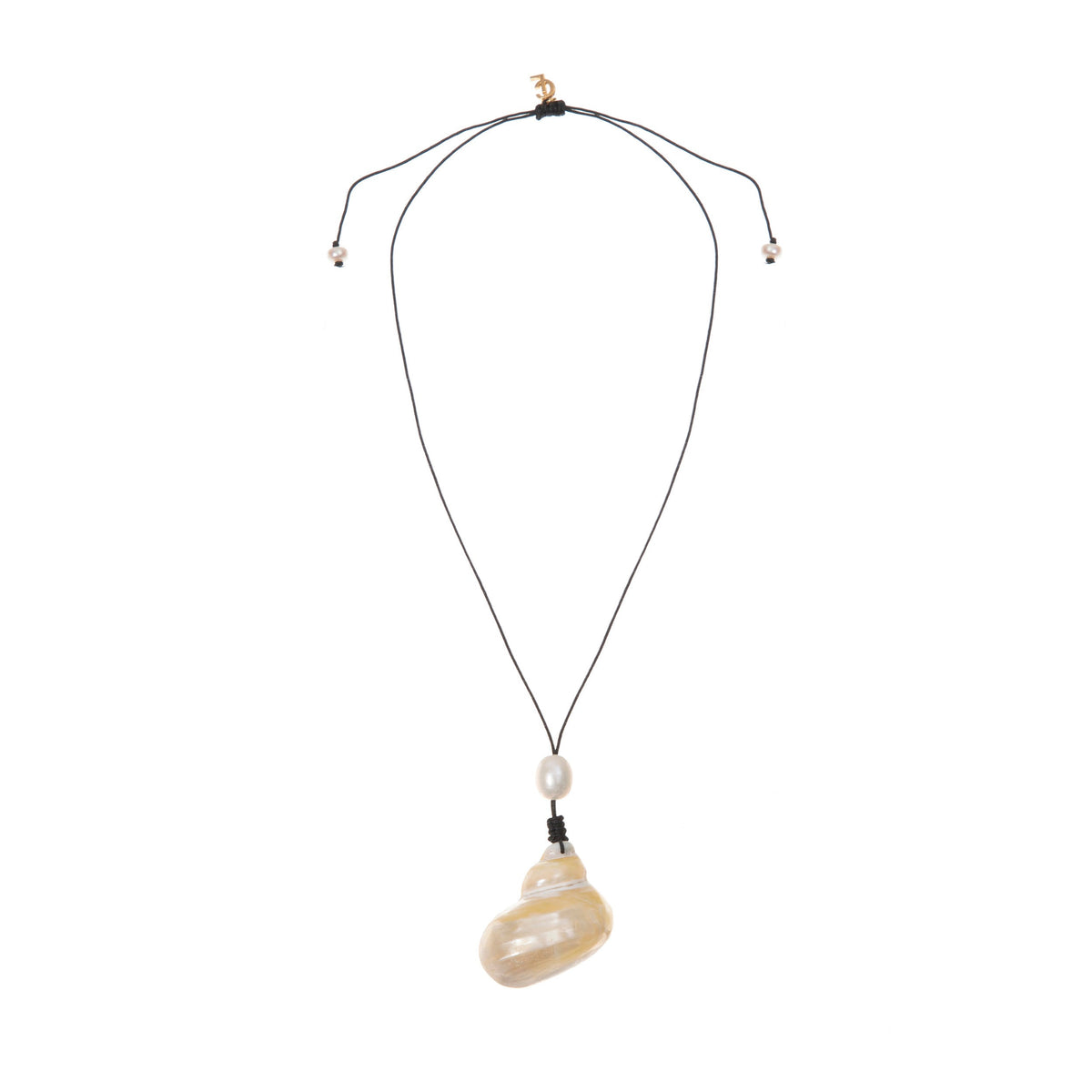WILD SHELL NECKLACE BLACK