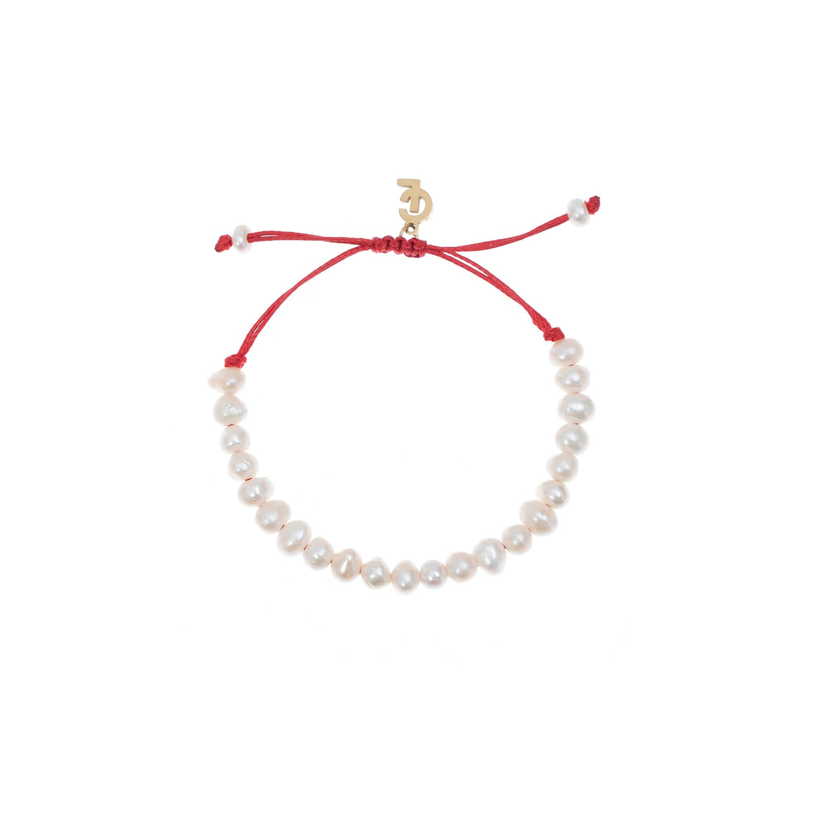 RED 20 PEARLS BRACELET