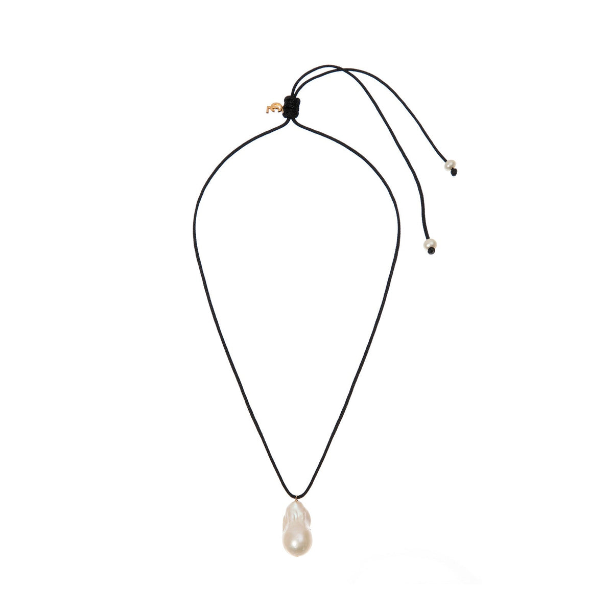 BLACK RAIN AQUA PEARL NECKLACE